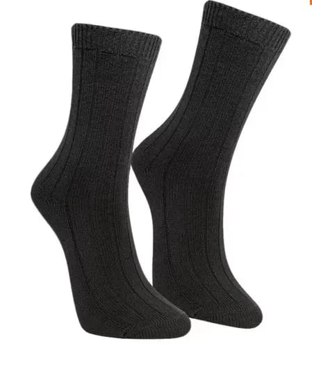 Meia Selene Inverno Lã Fem Preto - 34-39