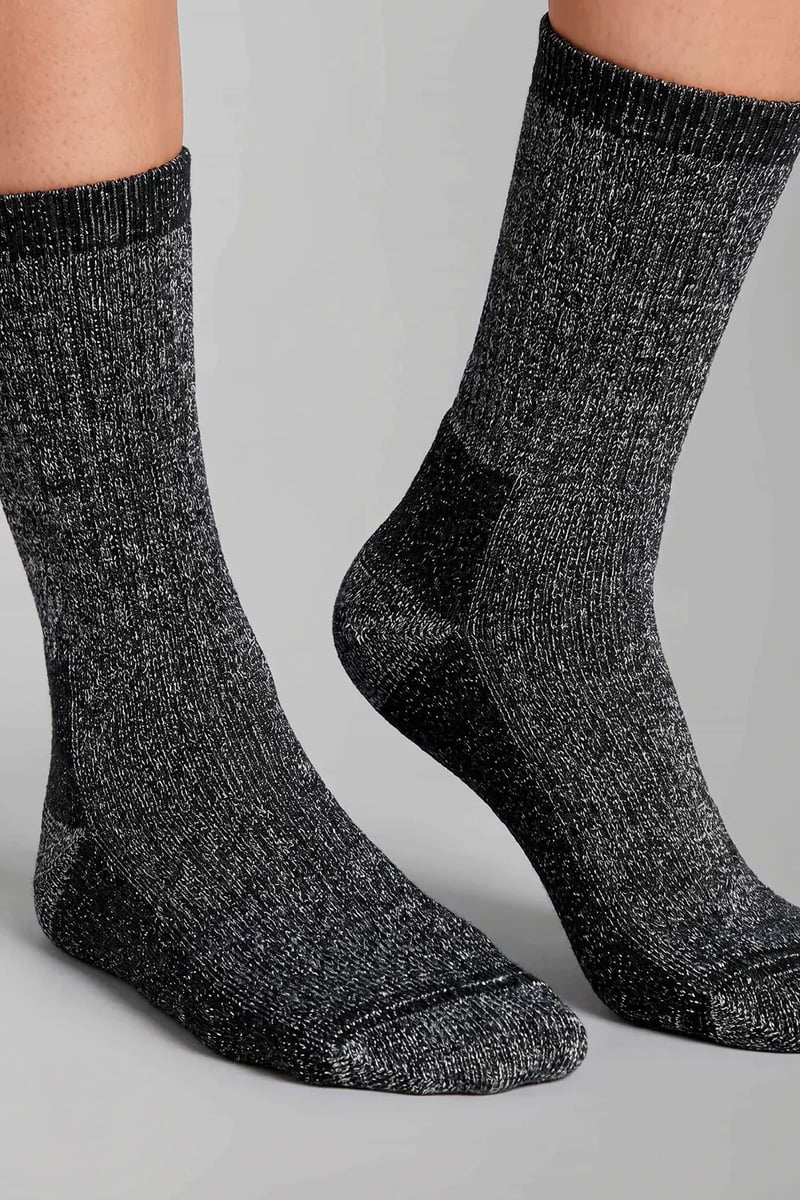 Meia Solo New Insulate - Preto Mescla