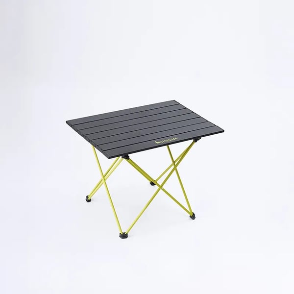 Mesa Dobrável Hawapi Camping Ultraleve - Preto/Verde Limão
