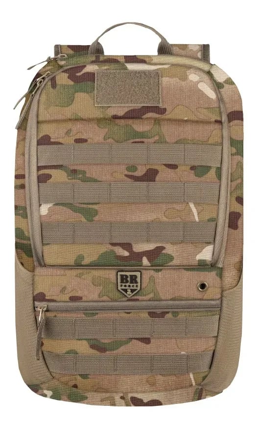 Mochila Br Force Tropa - Camuflado Multicam