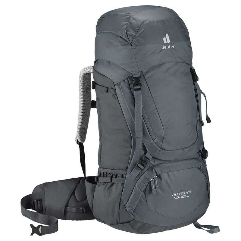 Mochila Deuter Cargueira Alpamayo 50 + 10L SL - Cinza