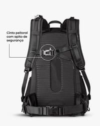 Mochila Galapagos Vórtex 35L - Preta