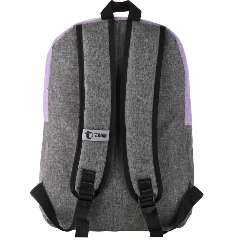 Mochila Tonin Executivo REF 1955 CINZA/LILAS