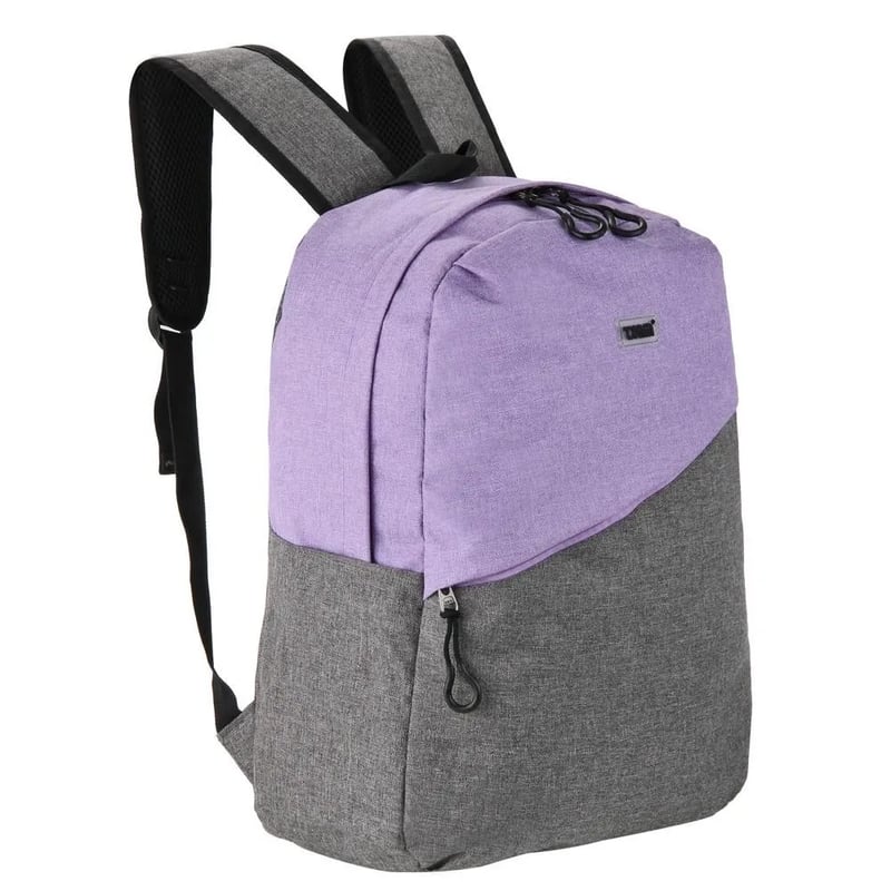 Mochila Tonin Executivo REF 1955 CINZA/LILAS