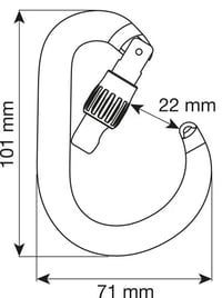Mosquetão Camp NIMBUS LOCK