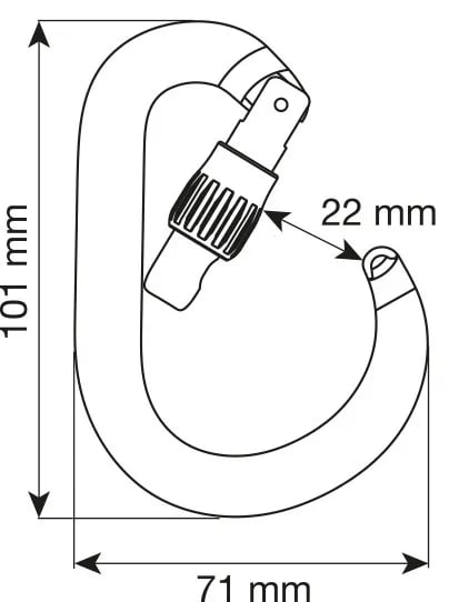 Mosquetão Camp NIMBUS LOCK