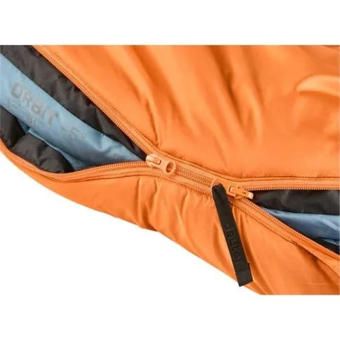 Saco de Dormir Deuter Orbit -5 Regular Zip Esquerdo - Laranja