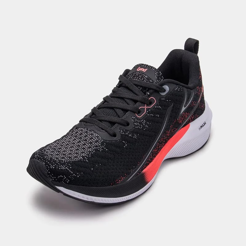Tênis Lynd Vulcan Fem - Preto/Coral