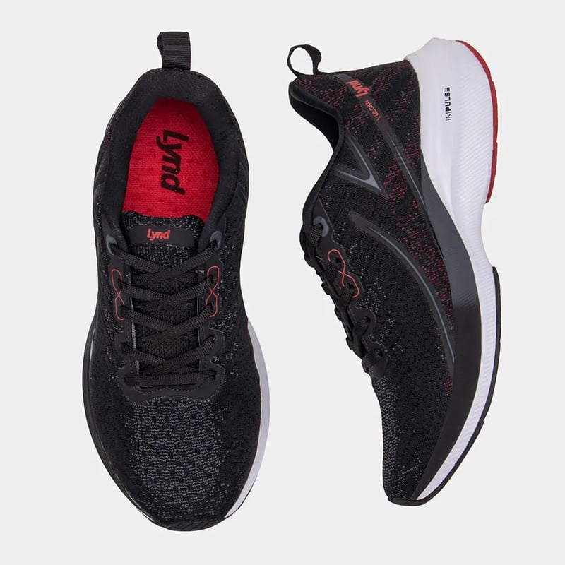 Tênis Lynd Vulcan Masc - Preto/ Vermelho