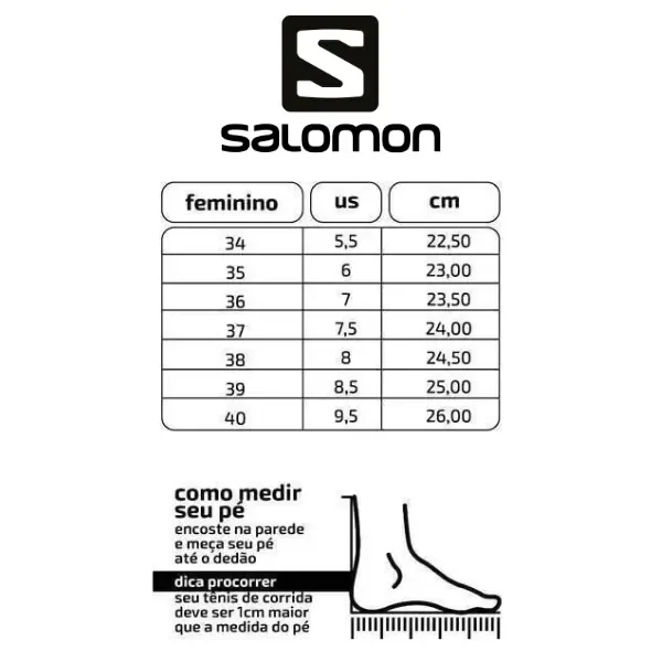 Tênis Salomon Pulsar Trail Fem - Preto/Verde 37