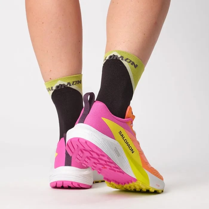 Tênis Salomon Sense Ride 5 Fem - Laranja/Roxo