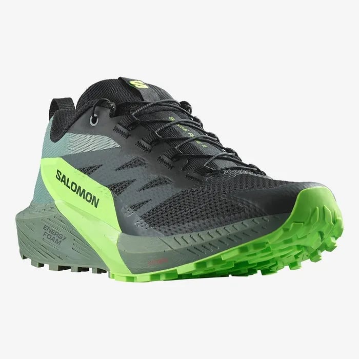 Tênis Salomon Sense Ride 5 Masc - Preto/Verde